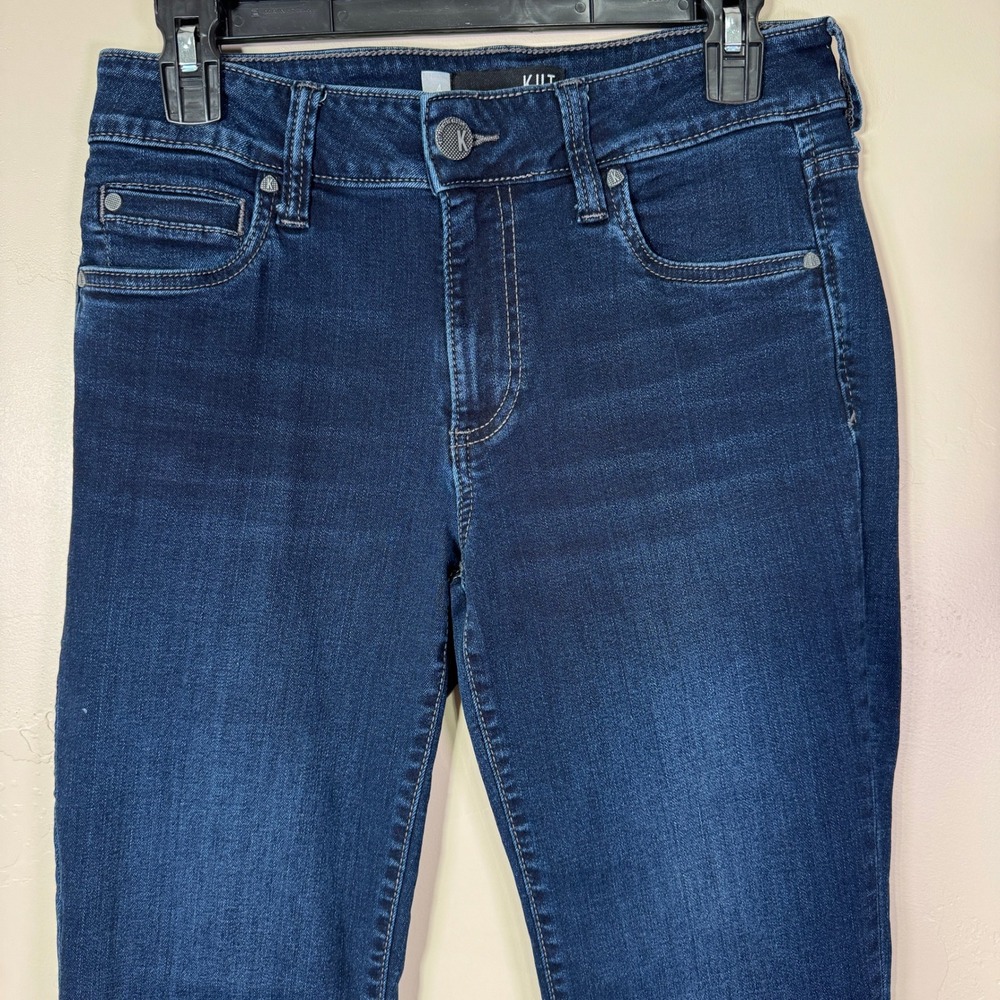 KUT Jeans Womens Size 4 Dark Wash Natalie High Rise Bootcut Stretch Denim - Picture 2 of 13